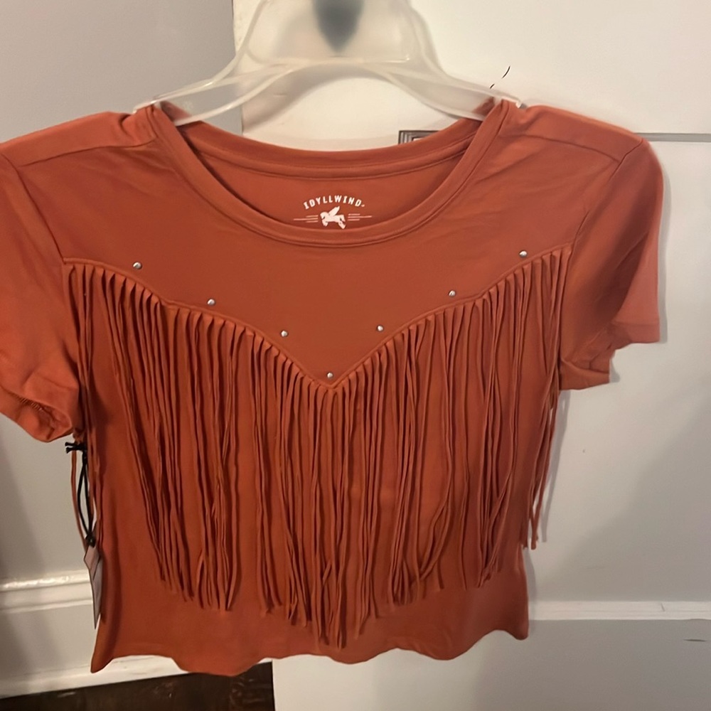 Idyllwind fringe tee